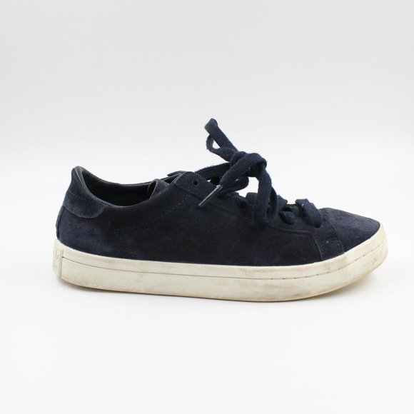 Adidas Dark Navy Blue Faux Suede Women's Sneakers US 6 - Picture 8 of 9